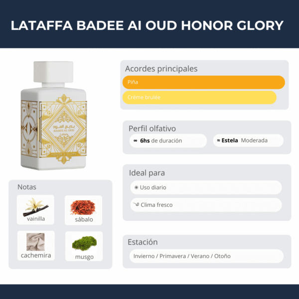 Lattafa Badee Al Oud Honor Glory 100ml