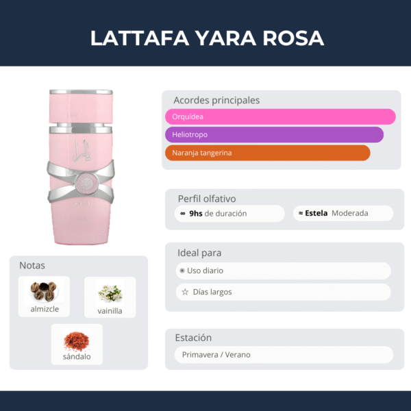 38 Lattafa Yara Rosa 100ml
