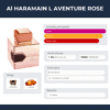 6 Al Haramain L Aventure Rose 100ml