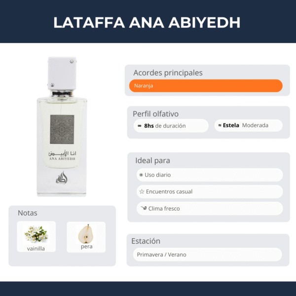 Lattafa Ana Abiyedh 60ml